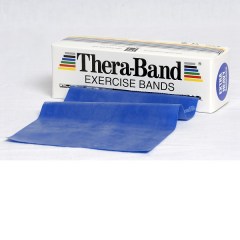 Thera-Band blau, Rolle 5,5 m