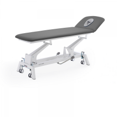 gymna.GO D2 hydraulisch, Slate, Zubehör: Radsatz, Ergomax